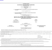 Restaurant Brands International