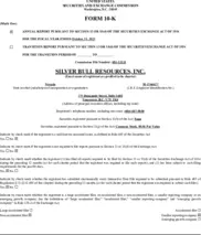 Silver Bull Resources, Inc.