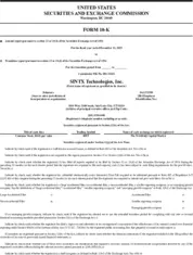 SiNtx Technologies, Inc.