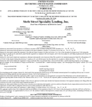 Sixth Street Specialty Lending, Inc.