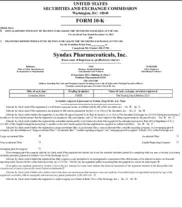 Syndax Pharmaceuticals Inc
