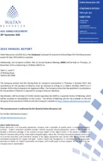 Sultan Resources Limited