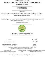 The Hain Celestial Group, Inc.