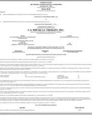 U.S. Physical Therapy, Inc