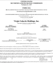 Virgin Galactic Holdings, Inc.