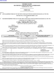 Cara Therapeutics Inc