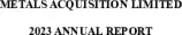 Metals Acquisition Limited