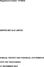 Empire Metals Limited