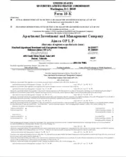 Apartment Investment and Management Company