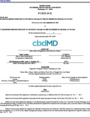 cbdMD, Inc.