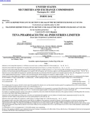 Teva Pharmaceutical Industries Limited