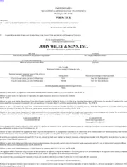 John Wiley & Sons Inc.