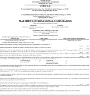 Matthews International Corporation