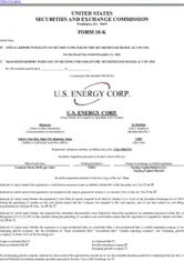 U.S. Energy Corp.