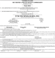 TTM Technologies, Inc.
