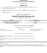 Sound Financial Bancorp Inc