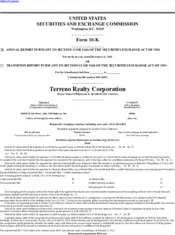 Terreno Realty Corporation