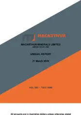 Macarthur Minerals Limited
