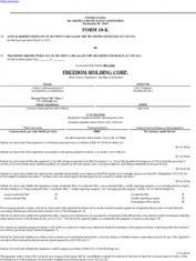 Freedom Holding Corp.