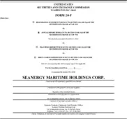 Seanergy Maritime Holdings Corp.