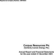 Corpus Resources PLC