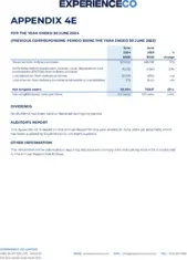 Experience Co Limited