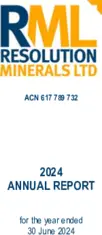 Resolution Minerals Limited