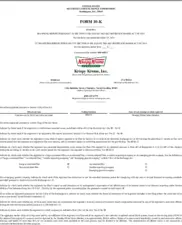Krispy Kreme, Inc.