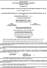 Solesence, Inc.