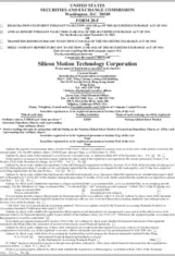 Silicon Motion Technology Corporation