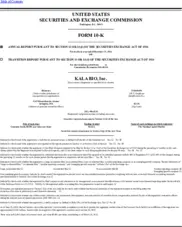 KALA BIO, Inc.