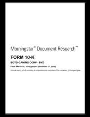 Boyd Gaming Corporation