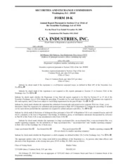 CCA Industries Inc.