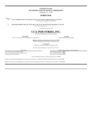 CCA Industries Inc.