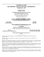 CCA Industries Inc.
