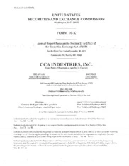 CCA Industries Inc.