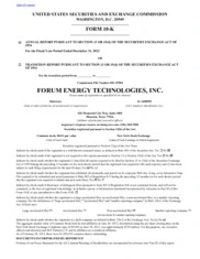 Forum Energy Technologies Inc