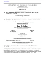 Fuel-Tech, Inc.