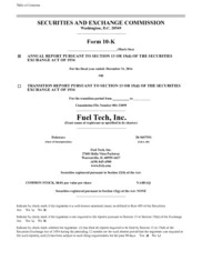 Fuel-Tech, Inc.