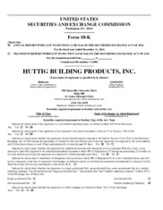Huttig Building Products Inc.