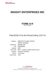 Insight Enterprises, Inc.