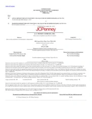 J. C. Penney Company, Inc