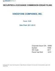 Kingstone Companies