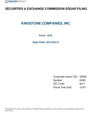 Kingstone Companies