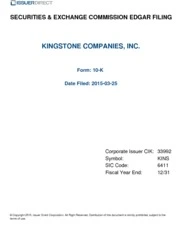 Kingstone Companies