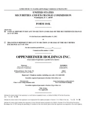 Oppenheimer Holdings Inc. (USA)