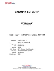 Sanmina-SCI Corp.