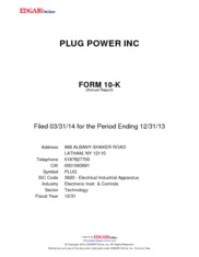 Plug Power Inc.