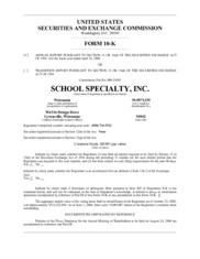School Specialty Inc.