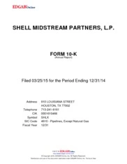 Shell Midstream Partners LP
